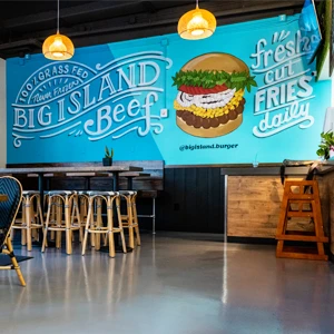 Big Island Burger Waikiki Restaurant Vibe